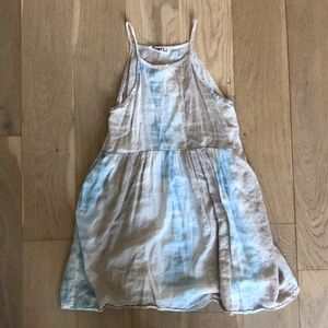 Tie dye mini dress